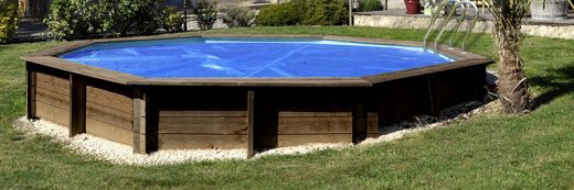 cubierta de verano para piscina de madera
