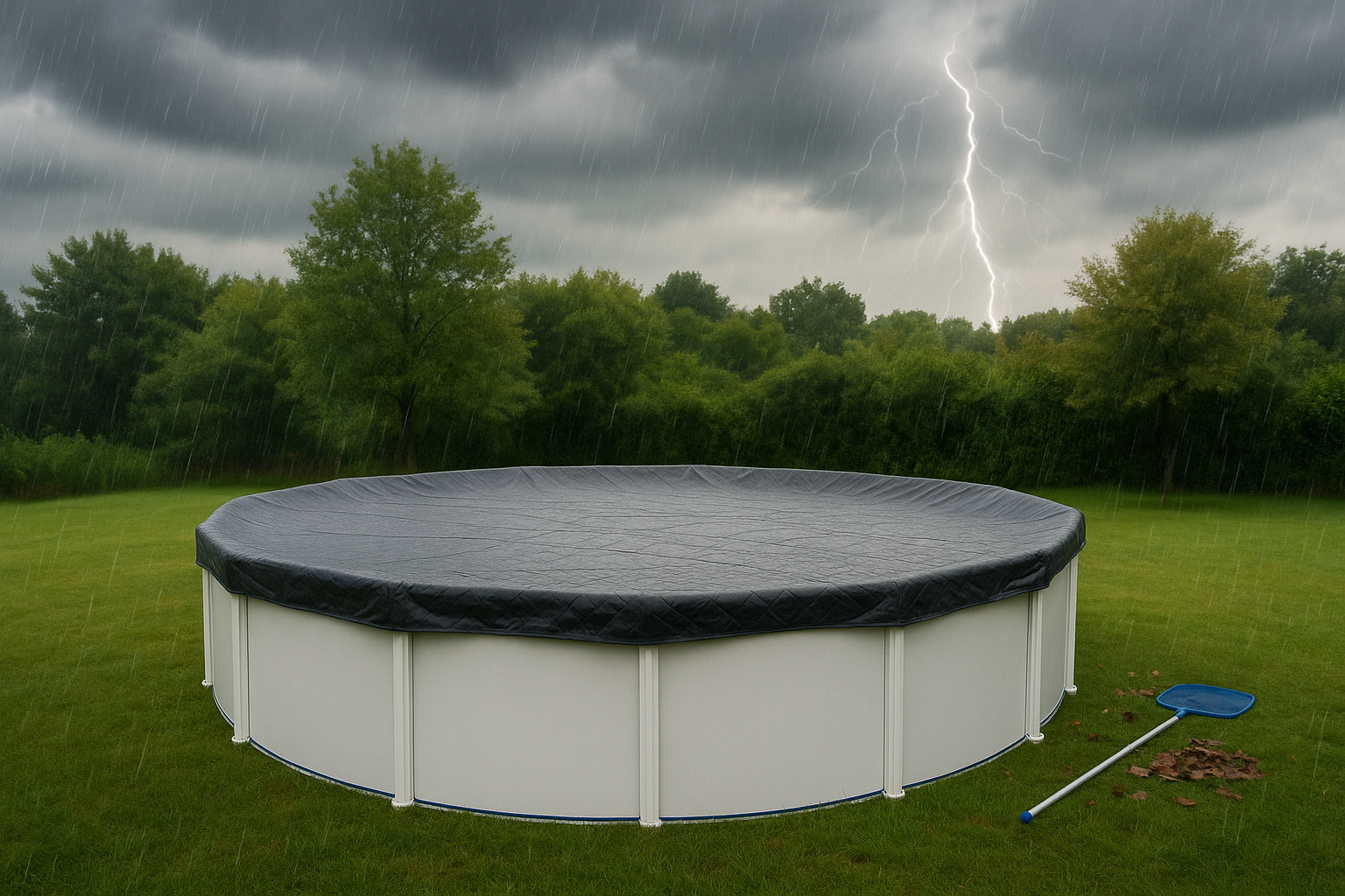 Comment les orages affectent-ils votre piscine ?